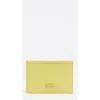 Bimba Y Lola Leather Card Holder In Yellow