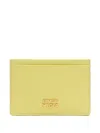 Bimba Y Lola Leather Card Holder In Green