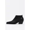 Bimba Y Lola Zip-front Pointed-toe Boots In Black
