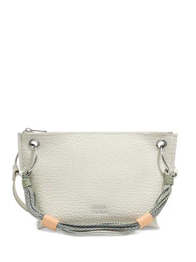 Bimba Y Lola Leather Crossbody Bag In Neutral