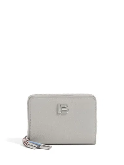 Bimba Y Lola Leather Purse In Grey