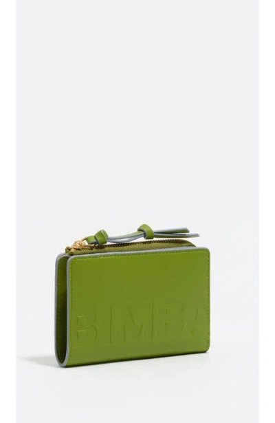 BIMBA Y LOLA BIMBA Y LOLA LEATHER PURSE WITH ENGRAVED LOGO