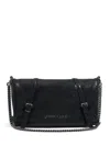 Bimba Y Lola Small Leather Crossbody Bag In Black