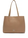 Bimba Y Lola Leather Chihuahua Shopper Bag In Brown