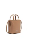 Bimba Y Lola Leather Tote Bag In Brown