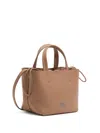 Bimba Y Lola Leather Tote Bag In Neutrals