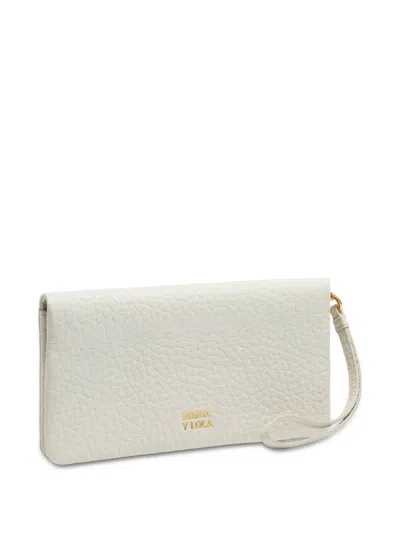 Bimba Y Lola Leather Wallet In White