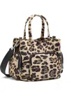 Bimba Y Lola Leopard-pattern Zip-fastening Mini Bag In Animal Print