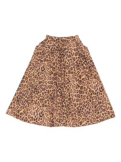Bimba Y Lola Leopard-print A-line Skirt