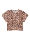 Bimba Y Lola Leopard-print Boxy T-shirt