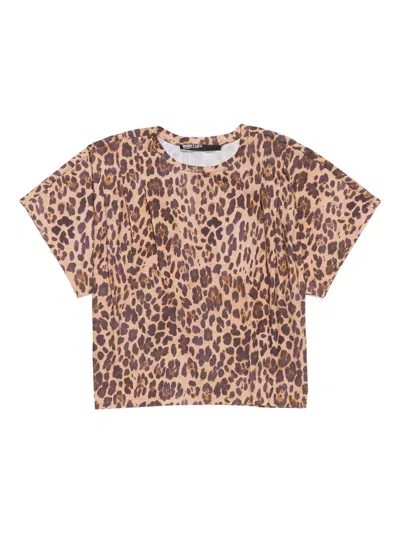 Bimba Y Lola Leopard-print Boxy T-shirt