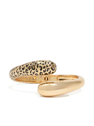 Bimba Y Lola Leopard-print Gold Bracelet