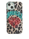 Bimba Y Lola Leopard-print Iphone 13 Case In Blue