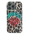 Bimba Y Lola Leopard-print Iphone 15 Pro Max Case In Blue