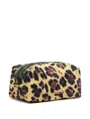 Bimba Y Lola Leopard-print Make Up Bag In Neutral