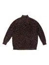 Bimba Y Lola Leopard-print Sweater In Brown