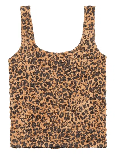 Bimba Y Lola Leopard-print Tank Top