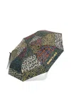 Bimba Y Lola Leopard-print Umbrella In Green