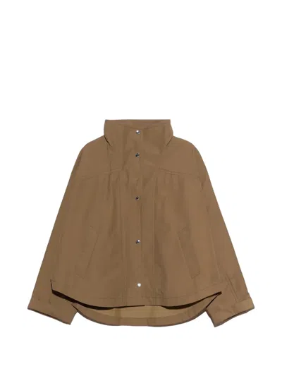 Bimba Y Lola Light Brown Short Batwing Jacket