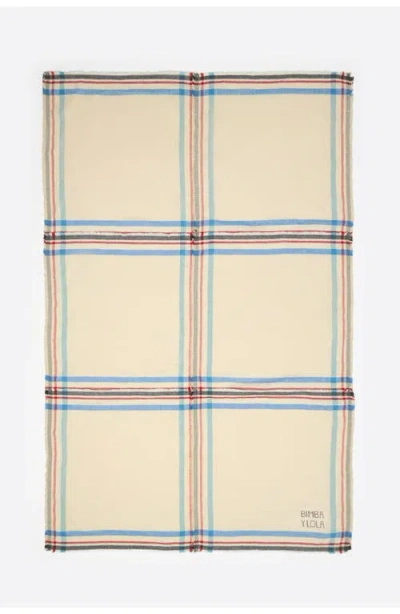Bimba Y Lola Linen Beach Towel In Multi