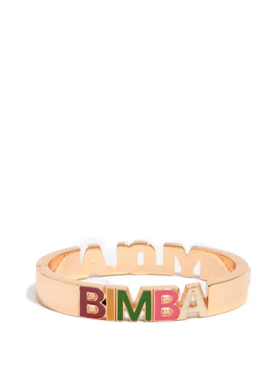 Bimba Y Lola Logo Bracelet In Gold
