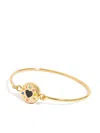 Bimba Y Lola Logo-charm Bracelet In Gold