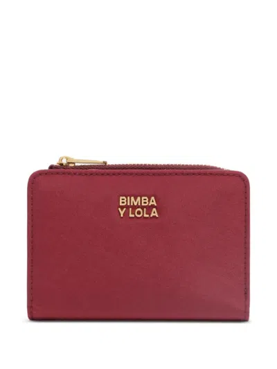 Bimba Y Lola Logo-detail Wallet In Red
