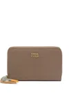 Bimba Y Lola Logo-detail Zip Wallet In Blue