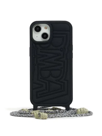 Bimba Y Lola Logo-embossed Iphone 15 Case In Black