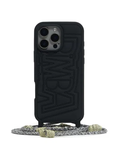 Bimba Y Lola Logo-embossed Iphone 16 Pro Max Case In Black