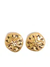 Bimba Y Lola Logo-engraved Earrings In Gold
