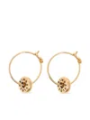 Bimba Y Lola Logo-engraved Hoop Earrings