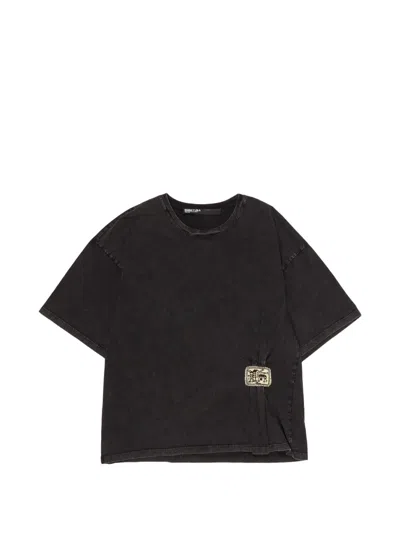 Bimba Y Lola Logo-label T-shirt In Black