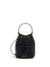 Bimba Y Lola Logo-lettering Bucket Bag In Black