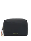 Bimba Y Lola Logo-lettering Make-up Bag In Black