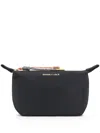 Bimba Y Lola Logo-lettering Make-up Bag In Black