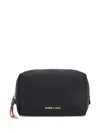 Bimba Y Lola Logo-lettering Make-up Bag In Black