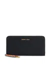 Bimba Y Lola Logo-lettering Wallet In Black