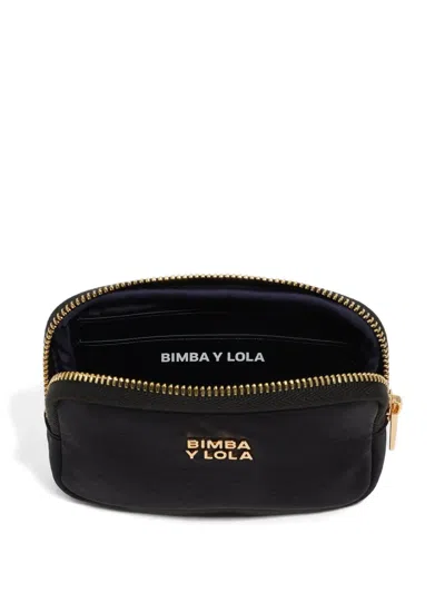 Bimba Y Lola Logo-lettering Wallet In Black