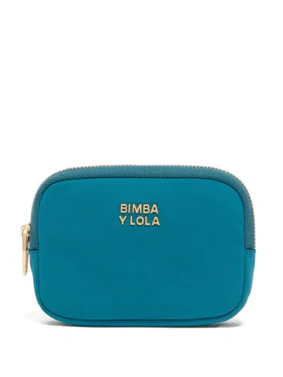 Bimba Y Lola Logo-lettering Wallet In Blue