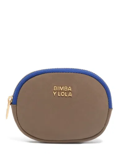 Bimba Y Lola Logo-lettering Wallet In Brown
