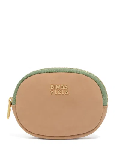 Bimba Y Lola Logo-lettering Wallet In Brown