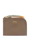 Bimba Y Lola Logo-lettering Wallet In Brown