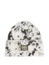 Bimba Y Lola Logo-patch Beanie In Gray