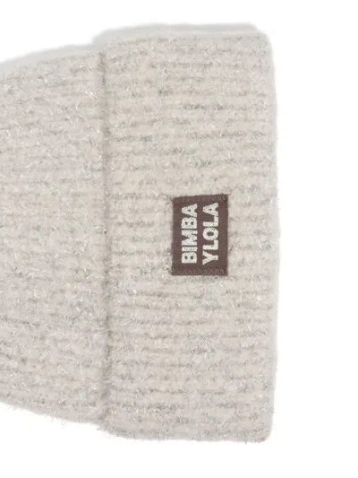 Bimba Y Lola Logo-patch Hat In Neutral