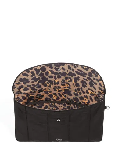 Bimba Y Lola Logo-plaque Quilted Laptop Case In Burgundy
