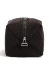 Bimba Y Lola Logo-plaque Zip Make-up Bag In Black