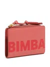 Bimba Y Lola Logo-print Leather Wallet In Pink