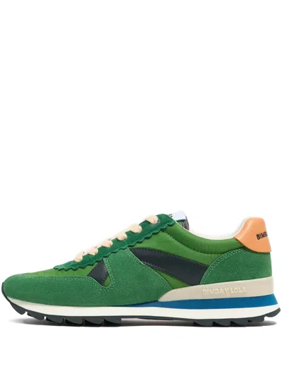 Bimba Y Lola Logo-print Sneakers In Green