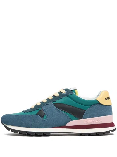 Bimba Y Lola Logo-print Sneakers In Green
